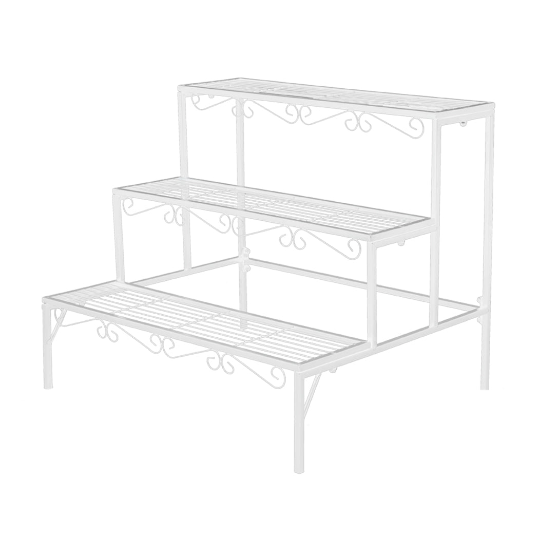 Levede 3 Tier Rectangle Metal Plant-1942352900583985152