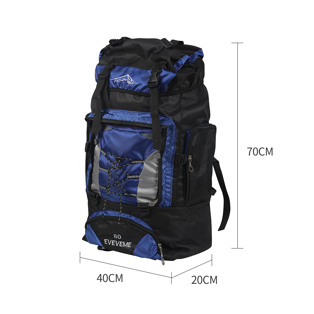 Military Backpack Tactical Hiking Camping Blue-1942352867386068994