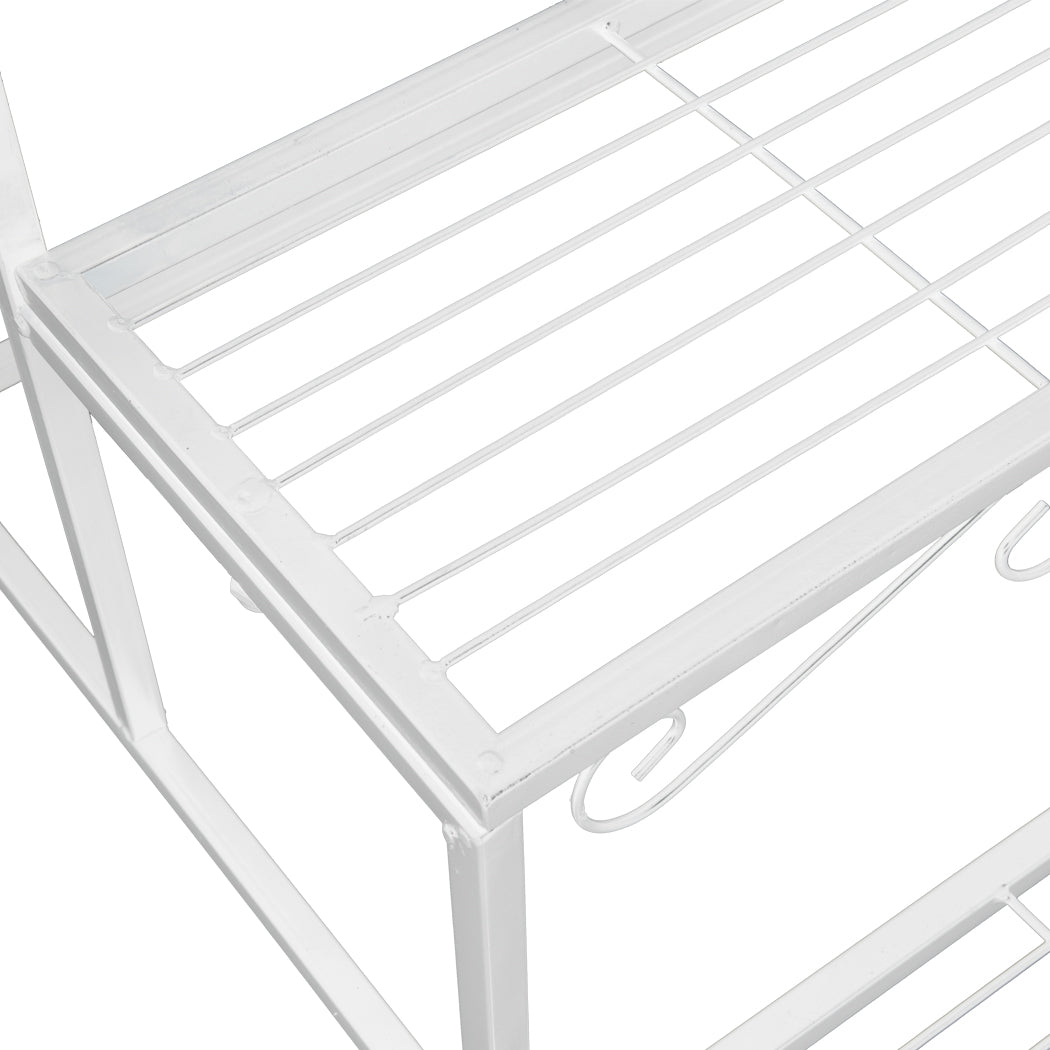Levede 3 Tier Rectangle Metal Plant-1942352900583985155