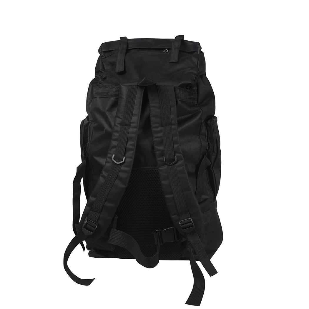 Military Backpack Tactical Hiking Camping Black-1942352867222491142