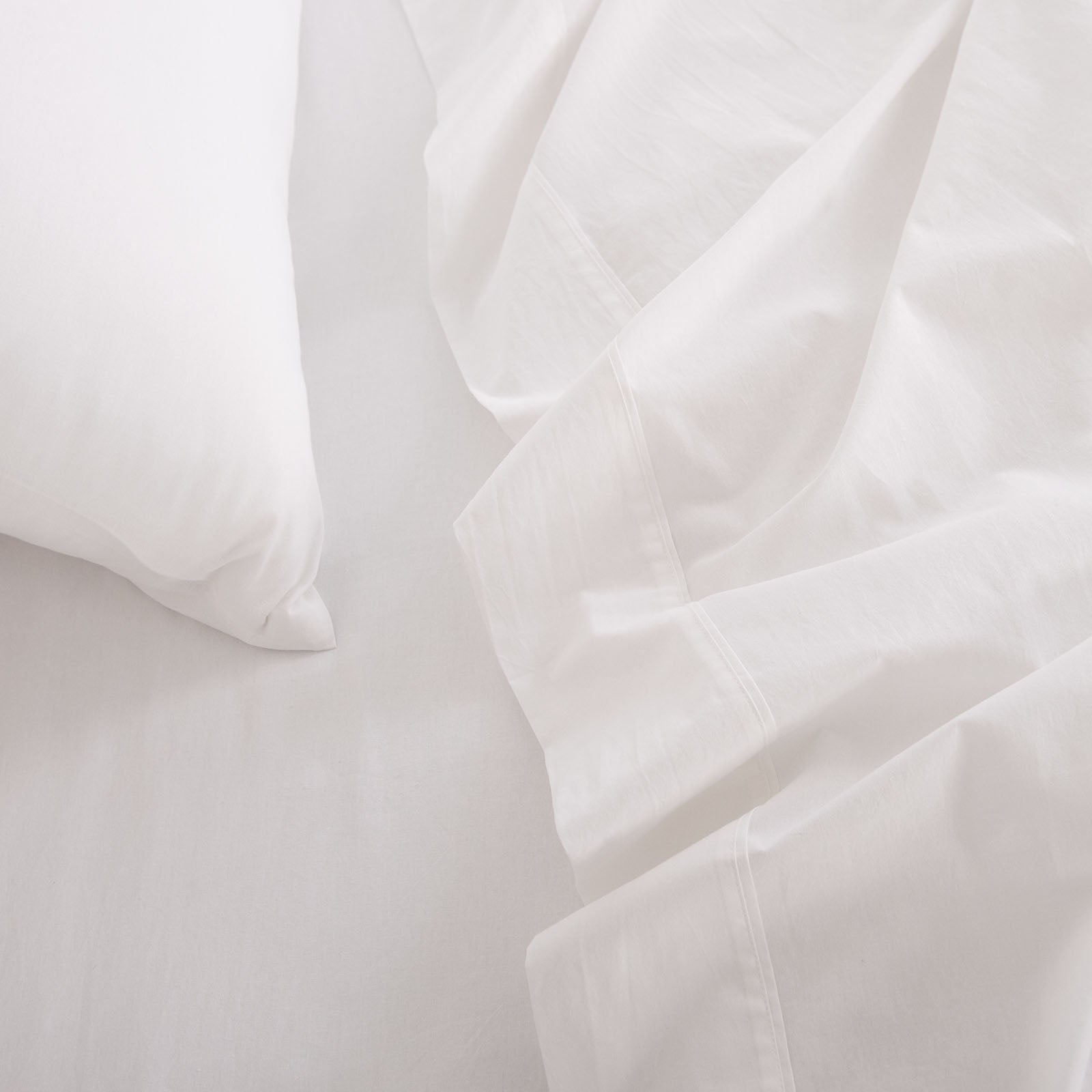 Royal Comfort Vintage Washed 100% Cotton Sheet Set King - White-1927503913133674500