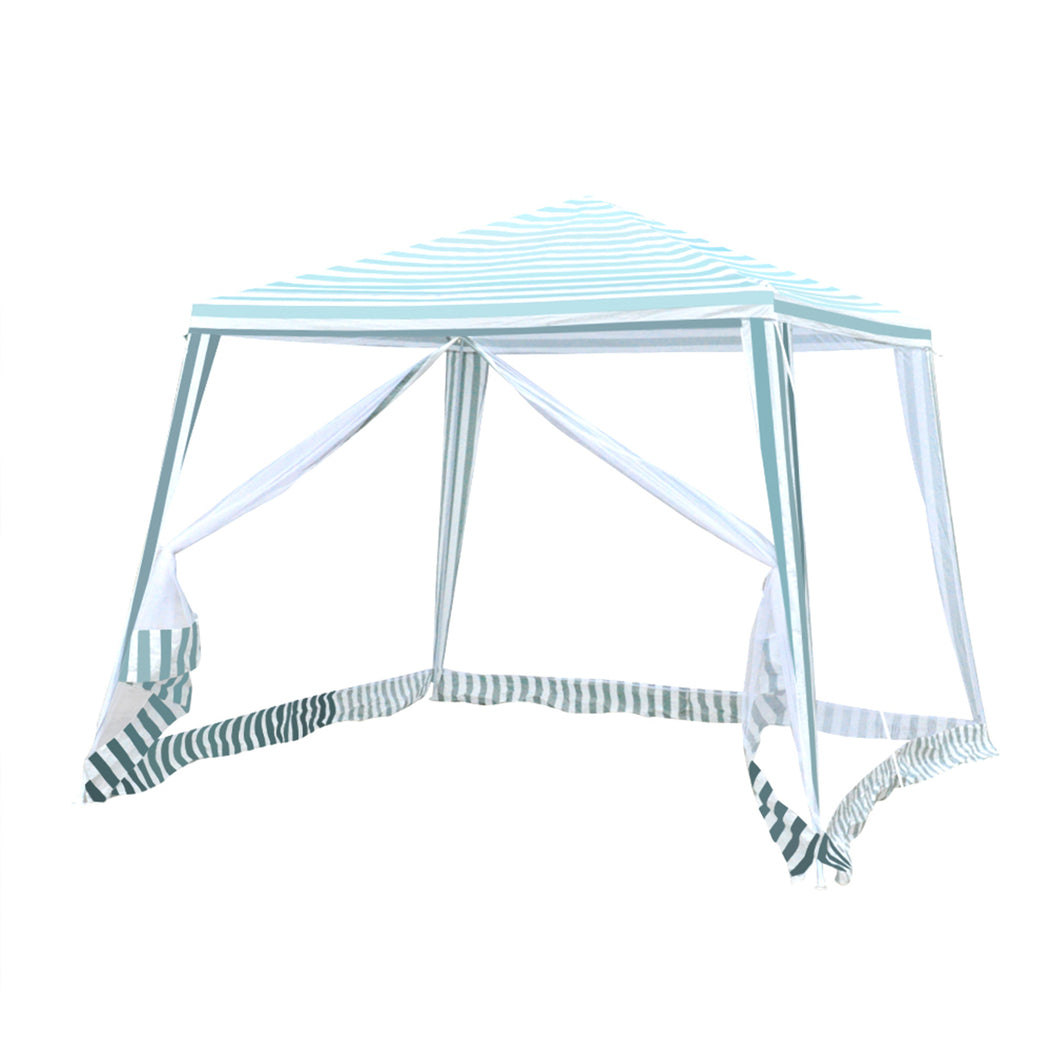 Mountview Gazebo Marquee 3x3m Mesh Side-1942352868027797504