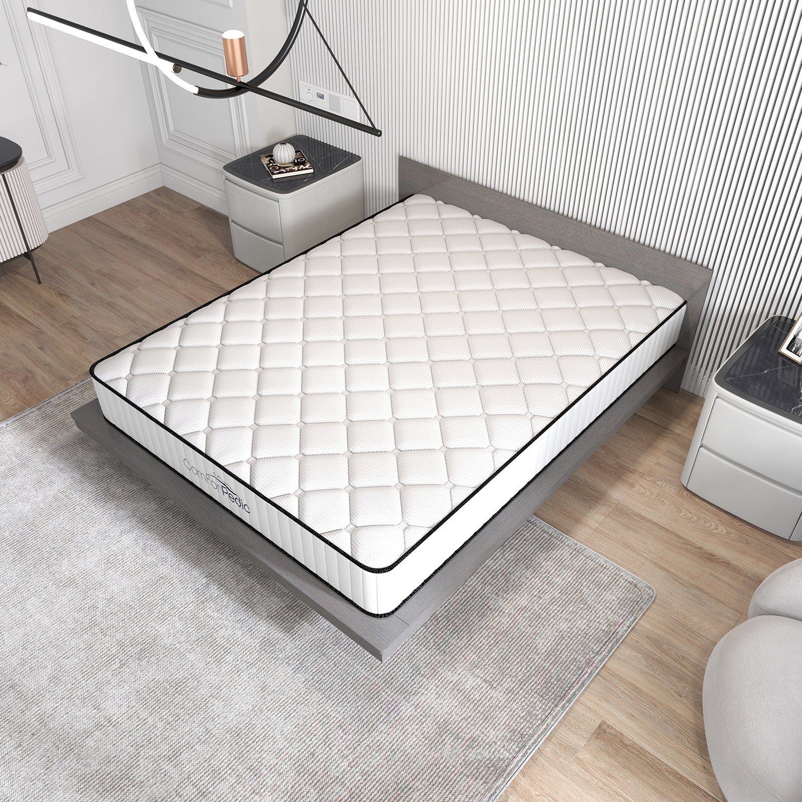 Royal Comfort Comforpedic Bonnell Spring Mattress - Queen-1943465037175853060