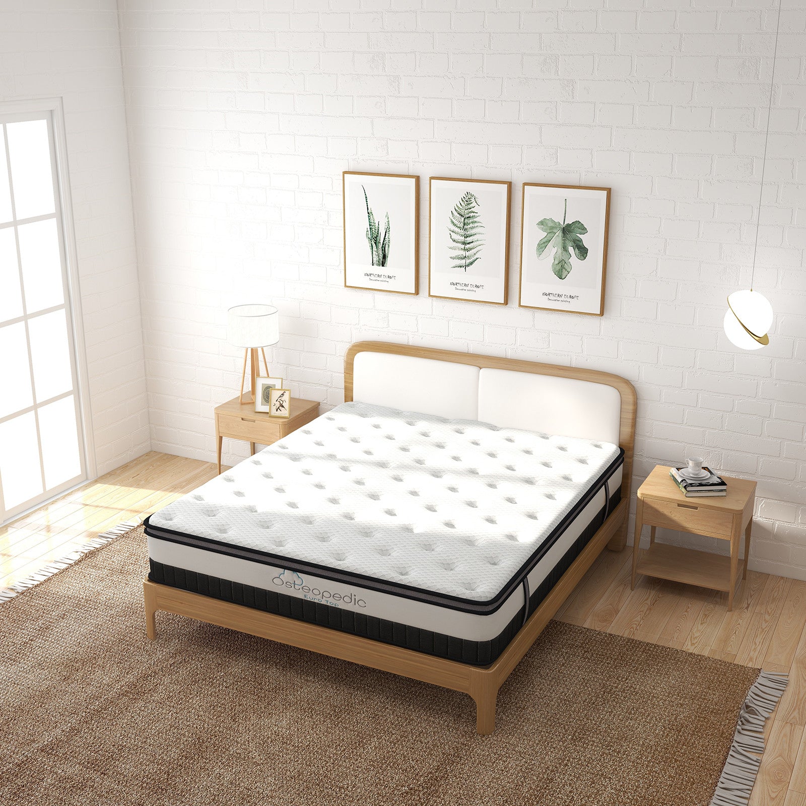 Osteopedic Euro Top Pocket Spring Mattress - King-1943465037767249926