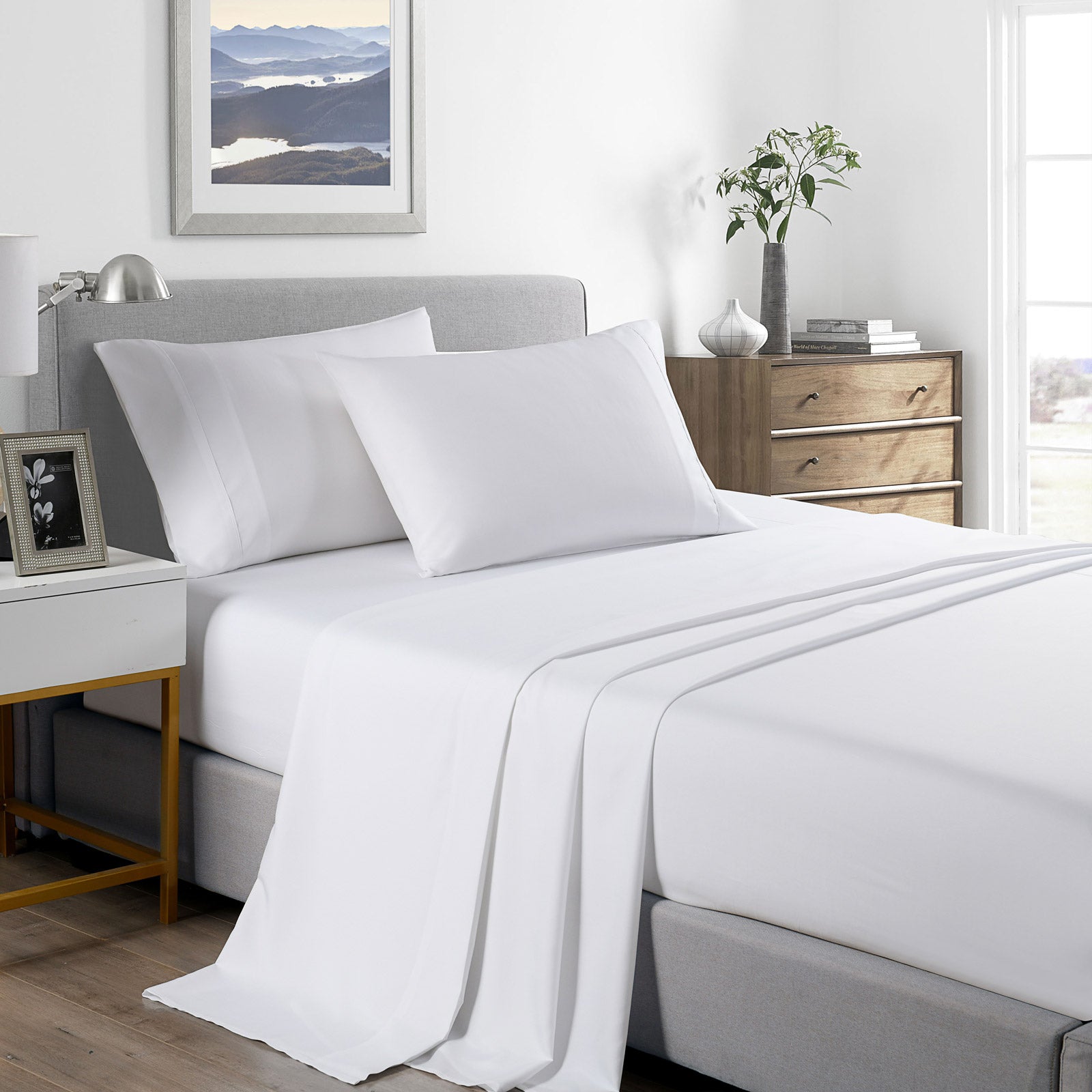 Royal Comfort 2000 Thread Count Bamboo Cooling Sheet Set Ultra Soft Bedding-1927503929168498688