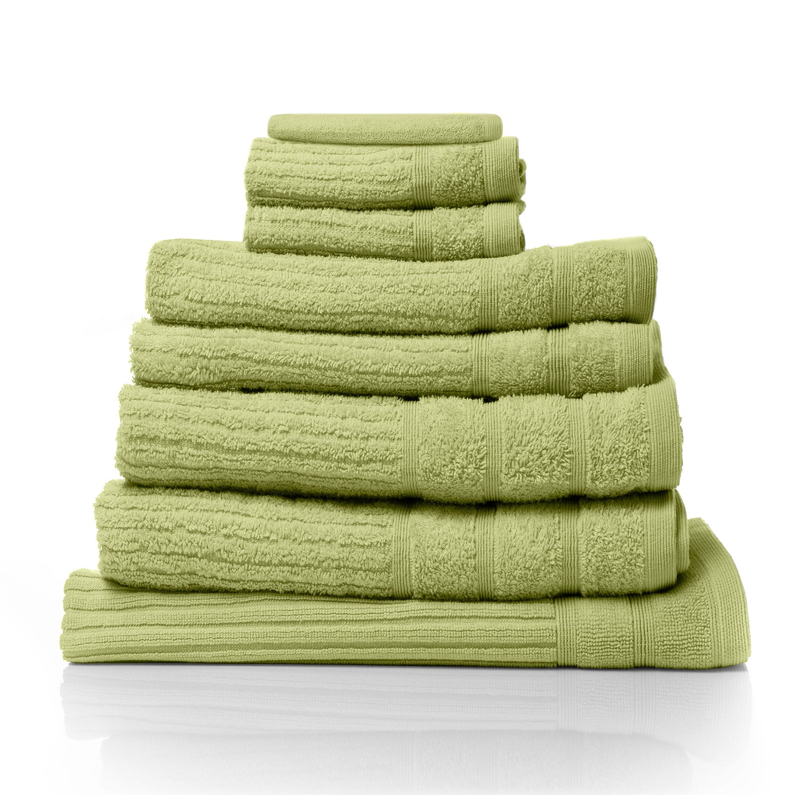 Royal Comfort Eden Egyptian Cotton 600 GSM 8 Piece Towel Pack Spearmint-1927503915658645504