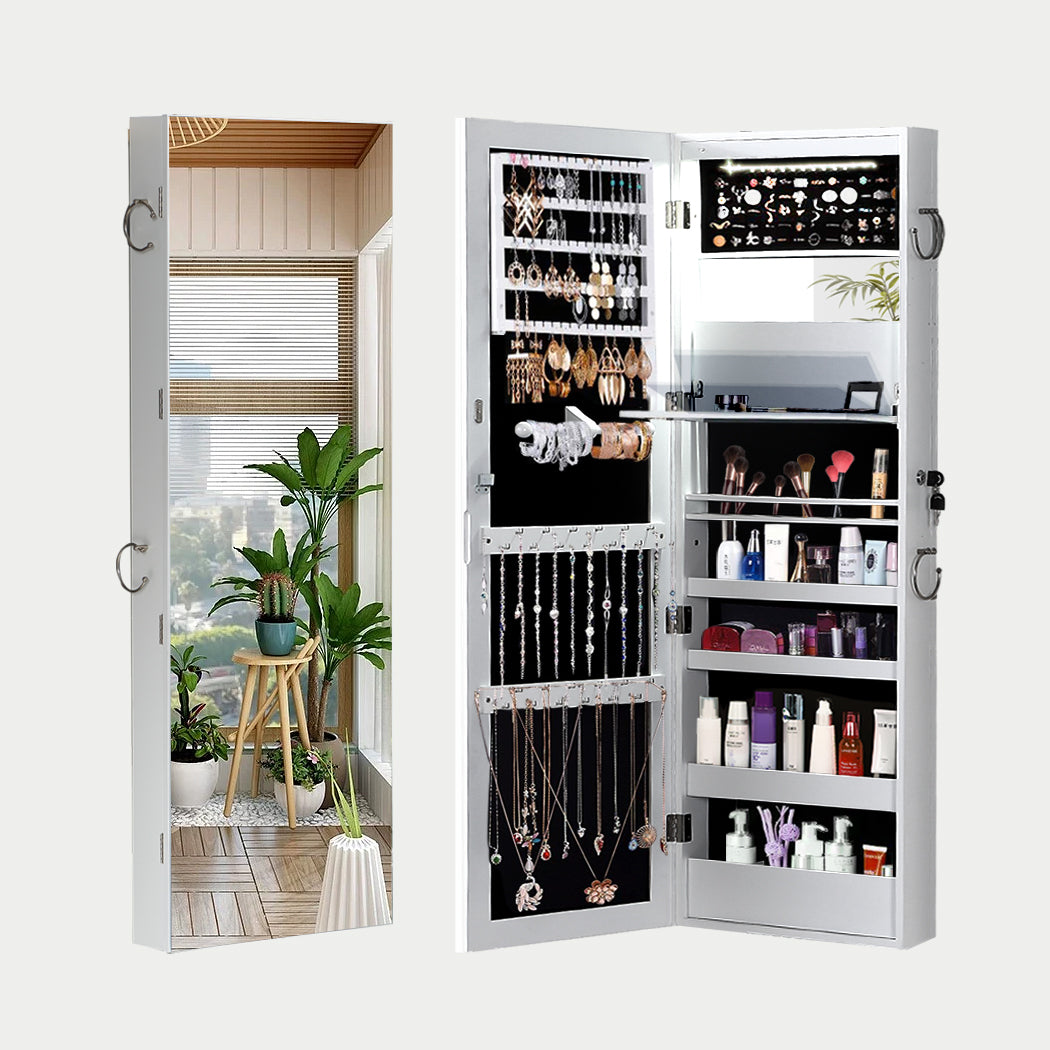 Levede Mirror Jewellery Cabinet Jewelry-1917016723299635200