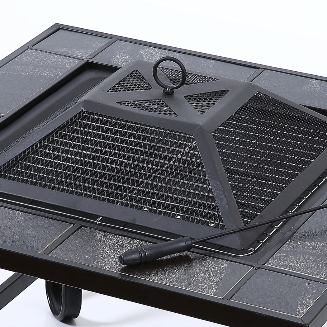 30" 3in1 Garden Steel Fire Pit Brazier-1942353057522257923