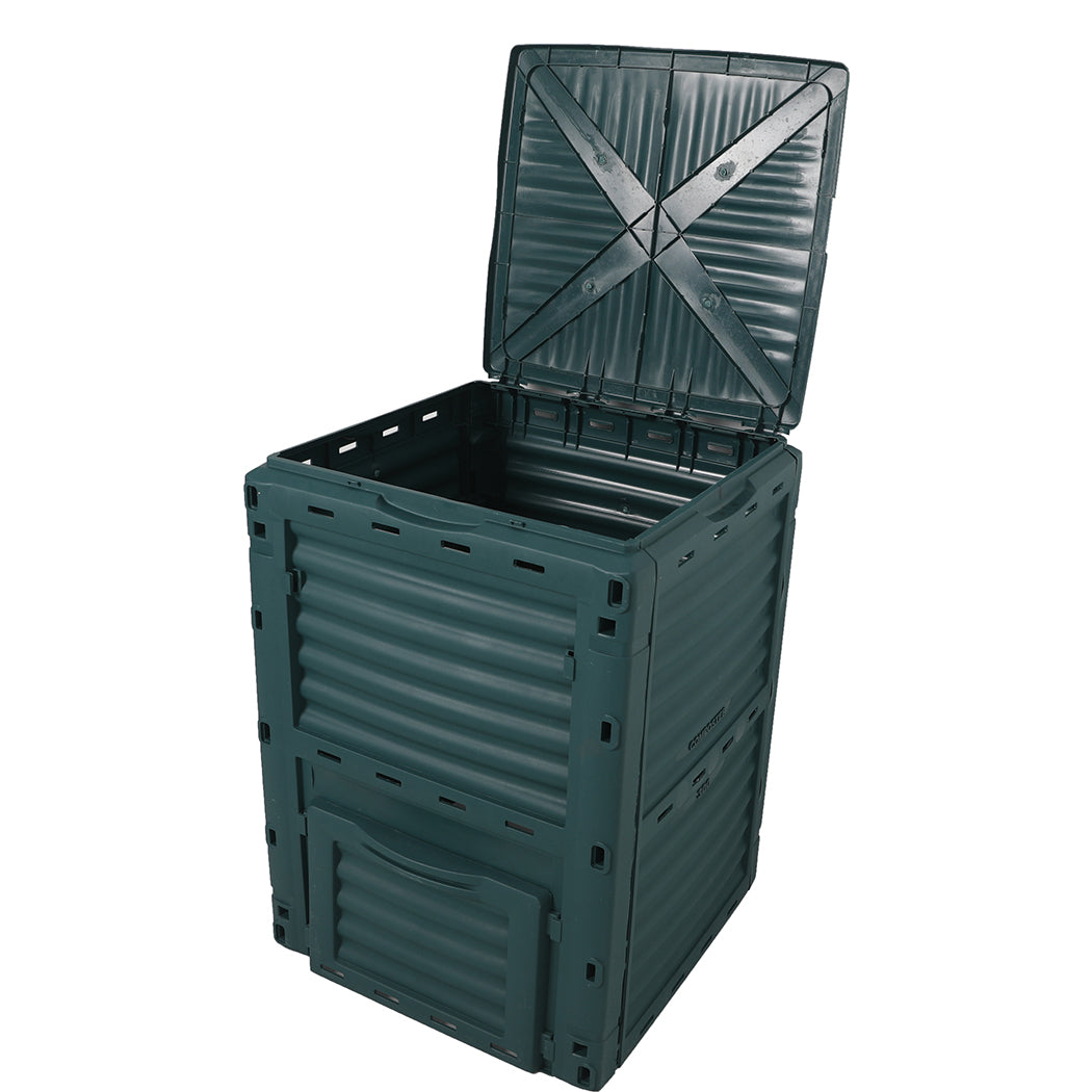 Lambu 290L Compost Bin Food Waste Recycling Green-1942353090137165827