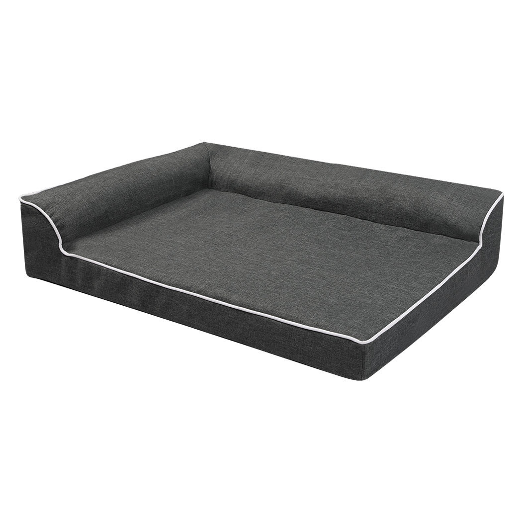 Pawz Orthopedic Dog Bed L Grey-1942353667885764616