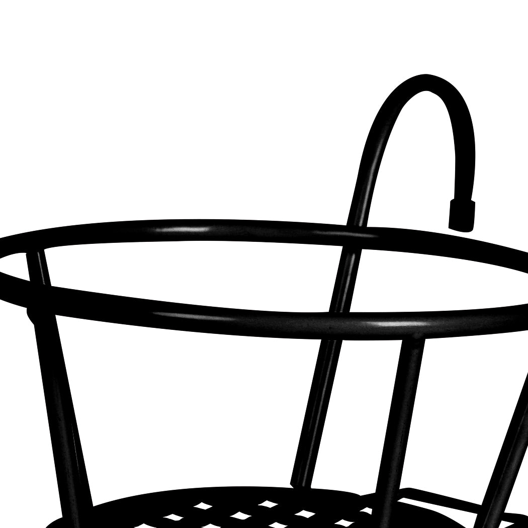 Levede 1x Flower Holder Plant Stand Black-1942352904228835333
