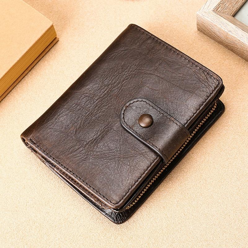 Leather Rfid Wallet - Multi-Functional-1915197091622293510