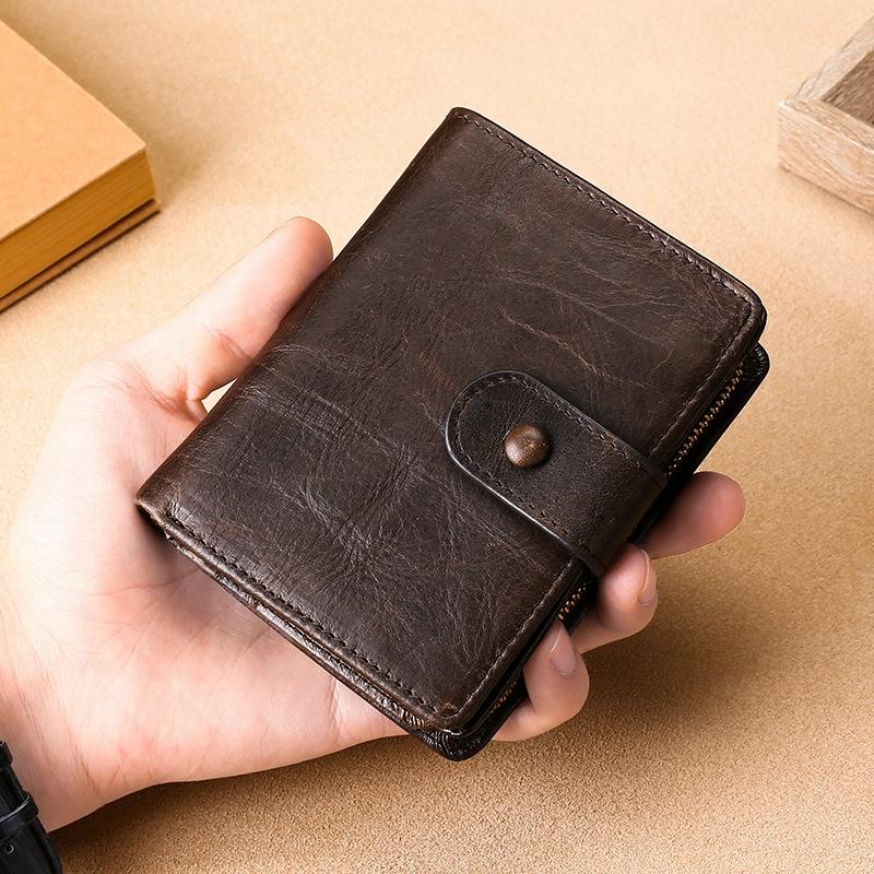 Leather Rfid Wallet - Multi-Functional-1915197091622293512