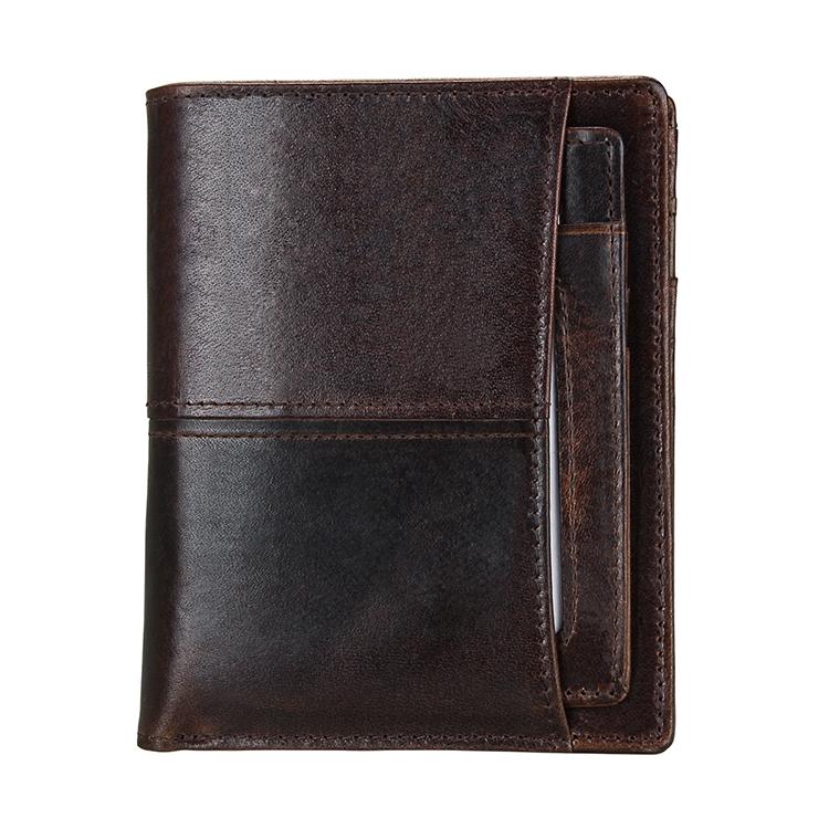 Detachable Card Holder Leather Wallet For Men - Antimagnetic Rfid-1915198069708820480