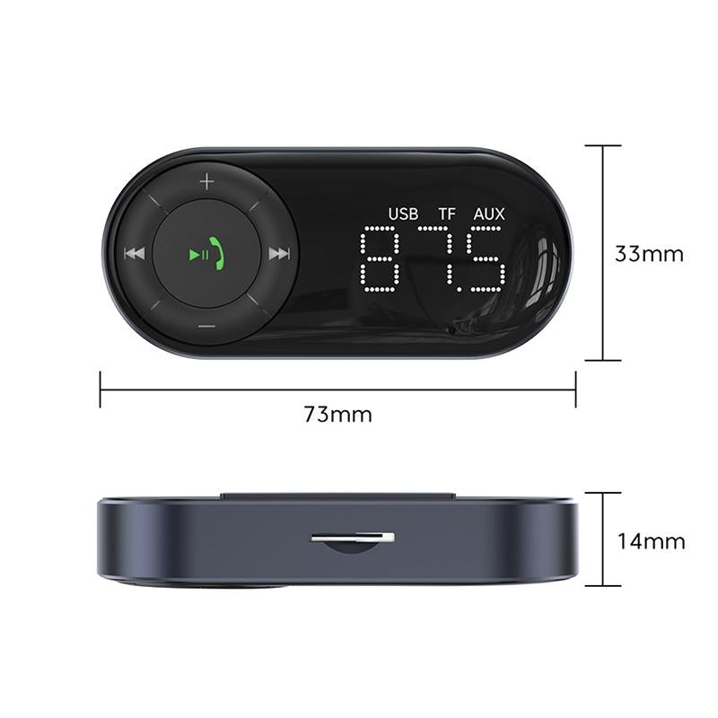 Wireless Car Bluetooth 5.2 Audio Receiver With Hands-Free Calling-1915197015281766402