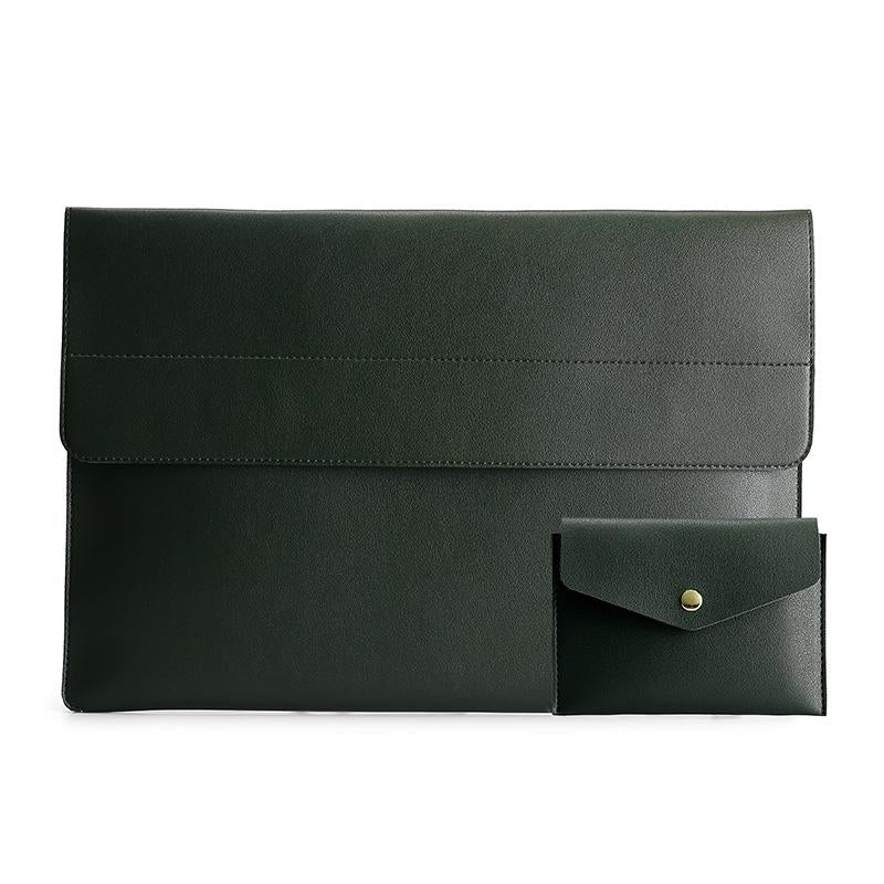 Waterproof Laptop Bag - 13.3 Inch Lightweight Dark Green-1915196530457972737