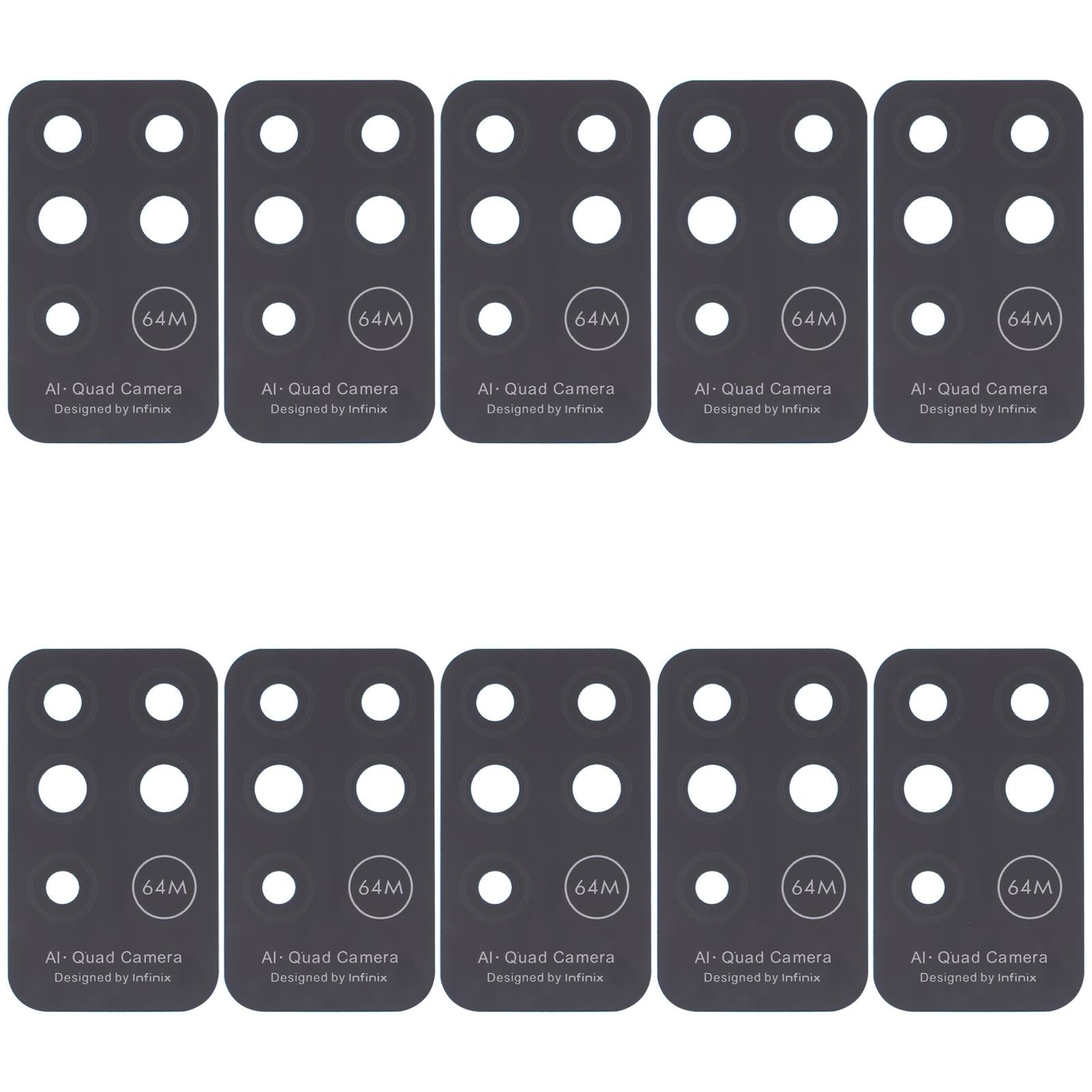 10-Piece Infinix Note 8 X692 Rear Camera Lens Set-1915197795099348996