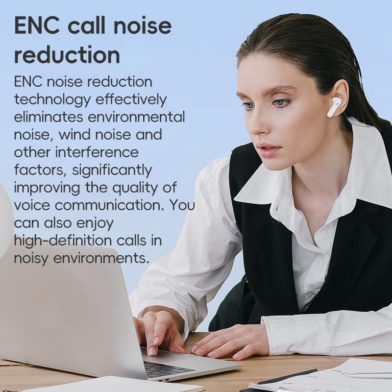 Wireless Active Noise-Cancelling Earbuds - White-1915196819571347460