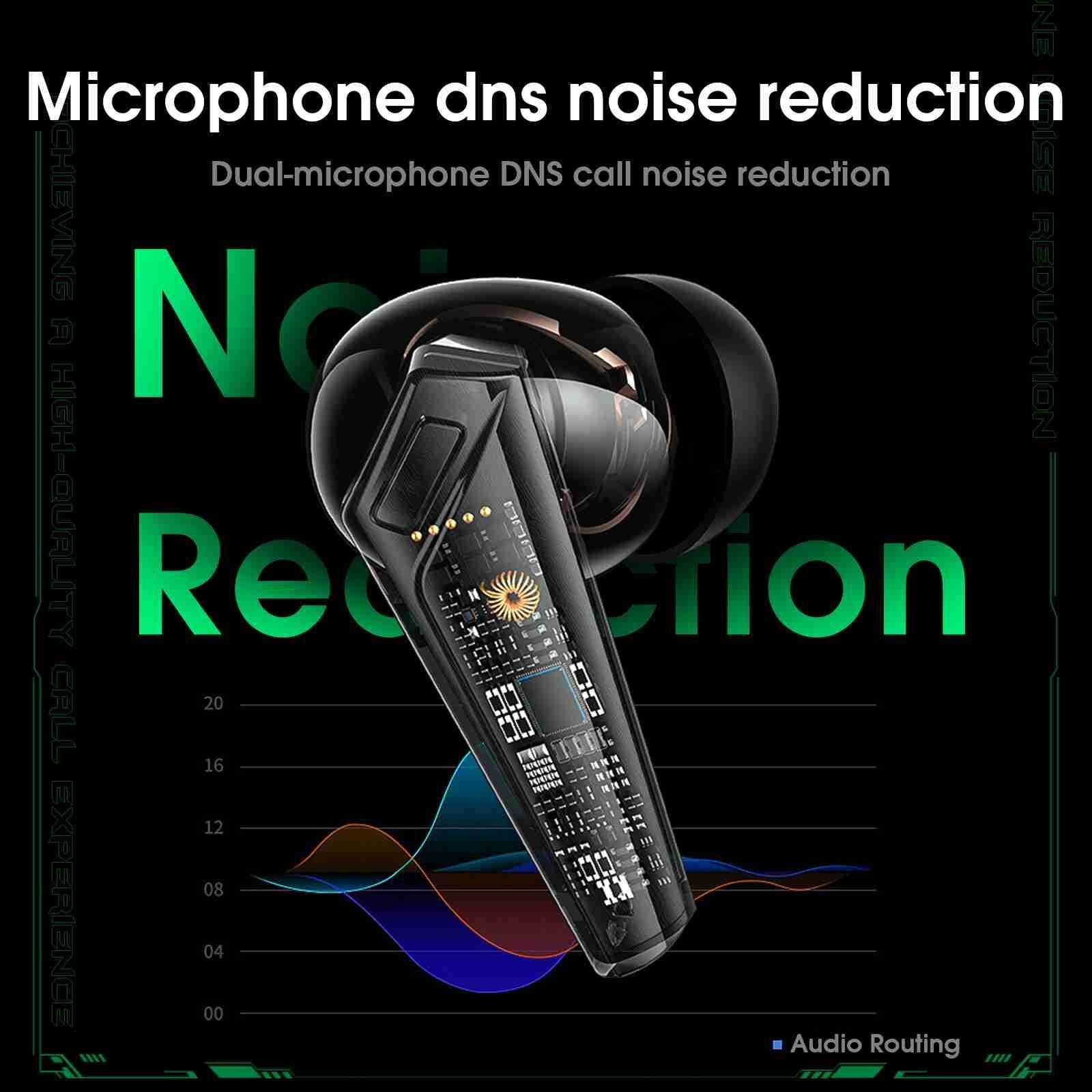 Wireless Bluetooth Earphones With Mic - Black-1915197134509051910