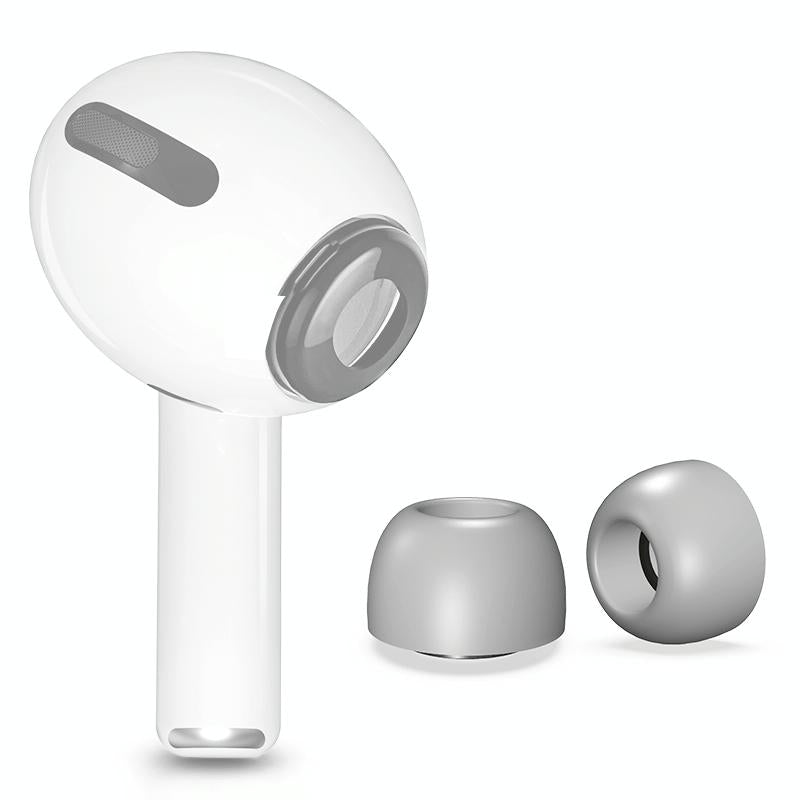 6 Pairs Wireless Earphone Earplugs For Airpods Pro With Storage Box - White-1915196916484935683