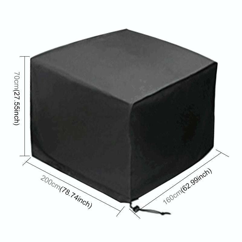 Waterproof Outdoor Furniture Cover - 210D Oxford Cloth - 200X160X70Cm - Anti-Uv & Dust-Proof-1915196673936723969