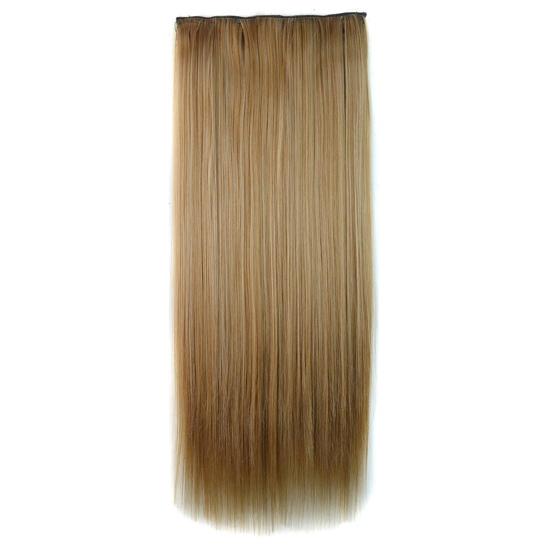 27M613 Long Straight Clip-In Wig Extension - 5 Pieces-1915197483353509888