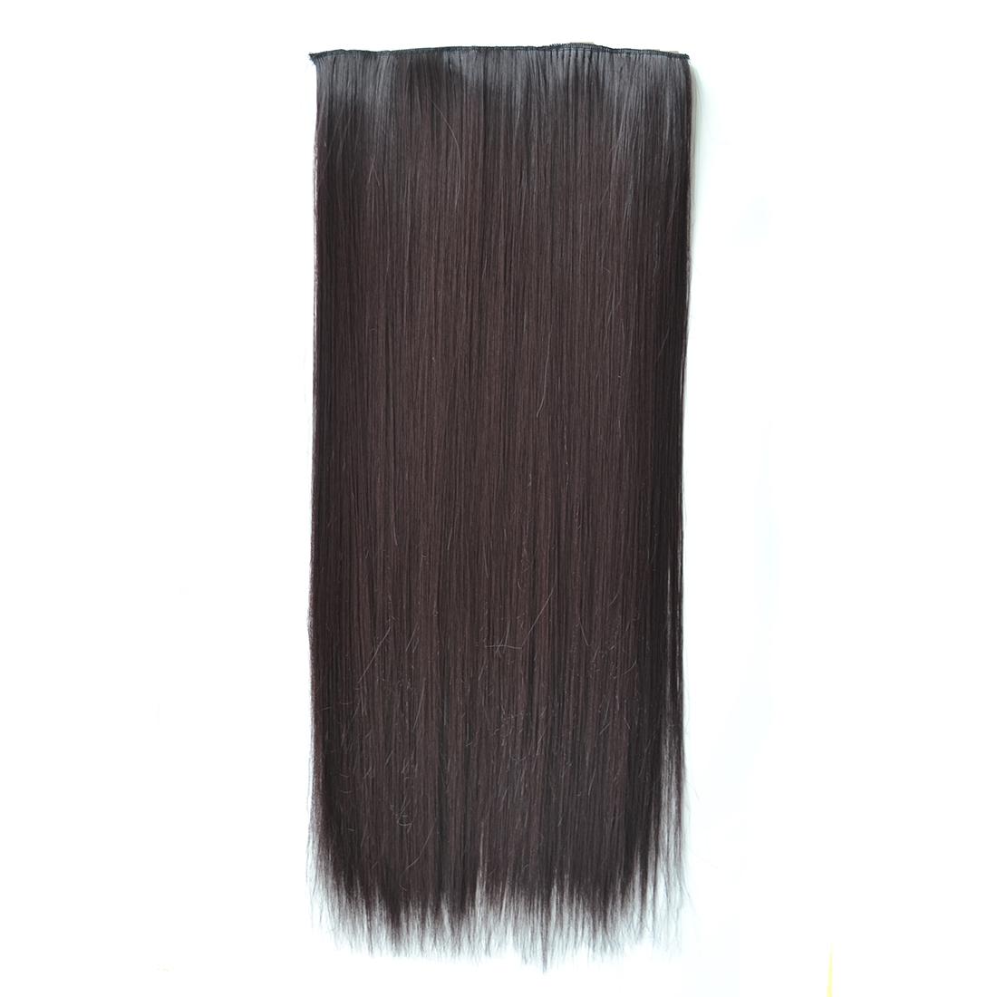 Long Straight 99J Wig With Five Clips-1915197684407472129