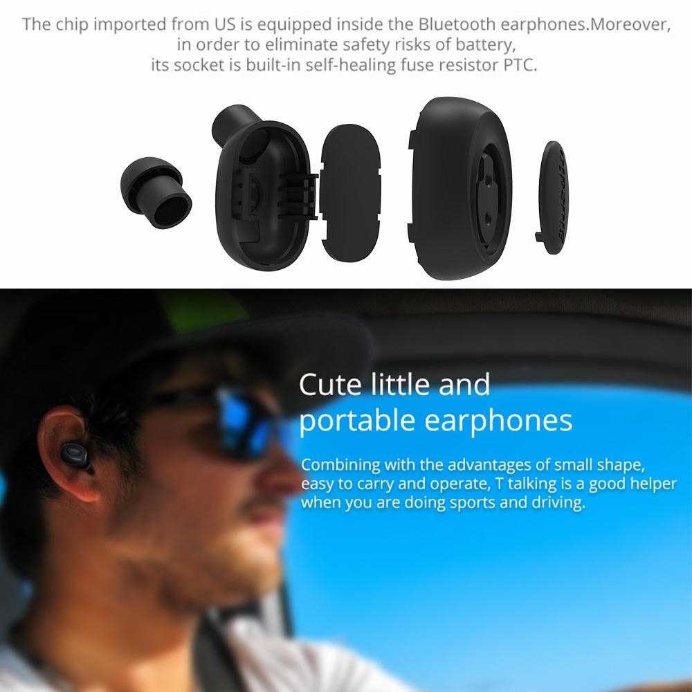 Wireless In-Ear Headset With Usb Cable - Black 5.0-1915196499868913672