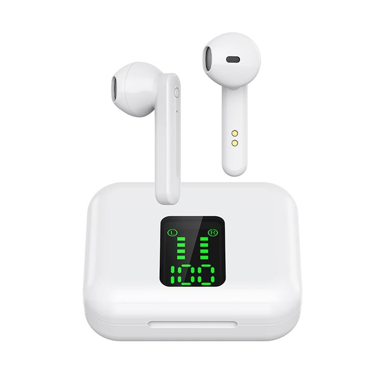 Wireless Bluetooth Earphones With Charging Box & Led Display-1915196637760851969