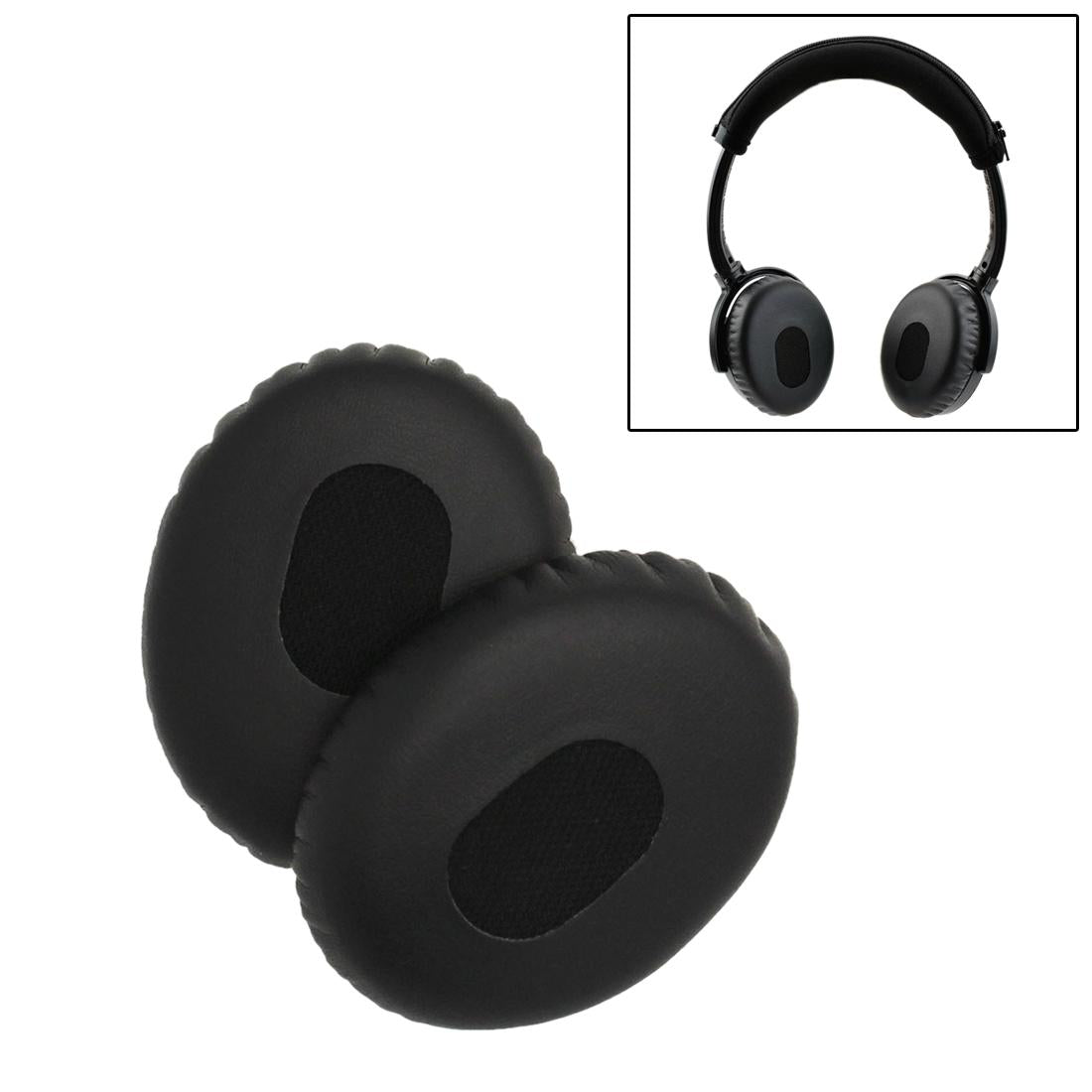 2-Pack Replacement Earpads For Bose Qc3 / Oe / On-Ear Headset - Black-1915196720434778112