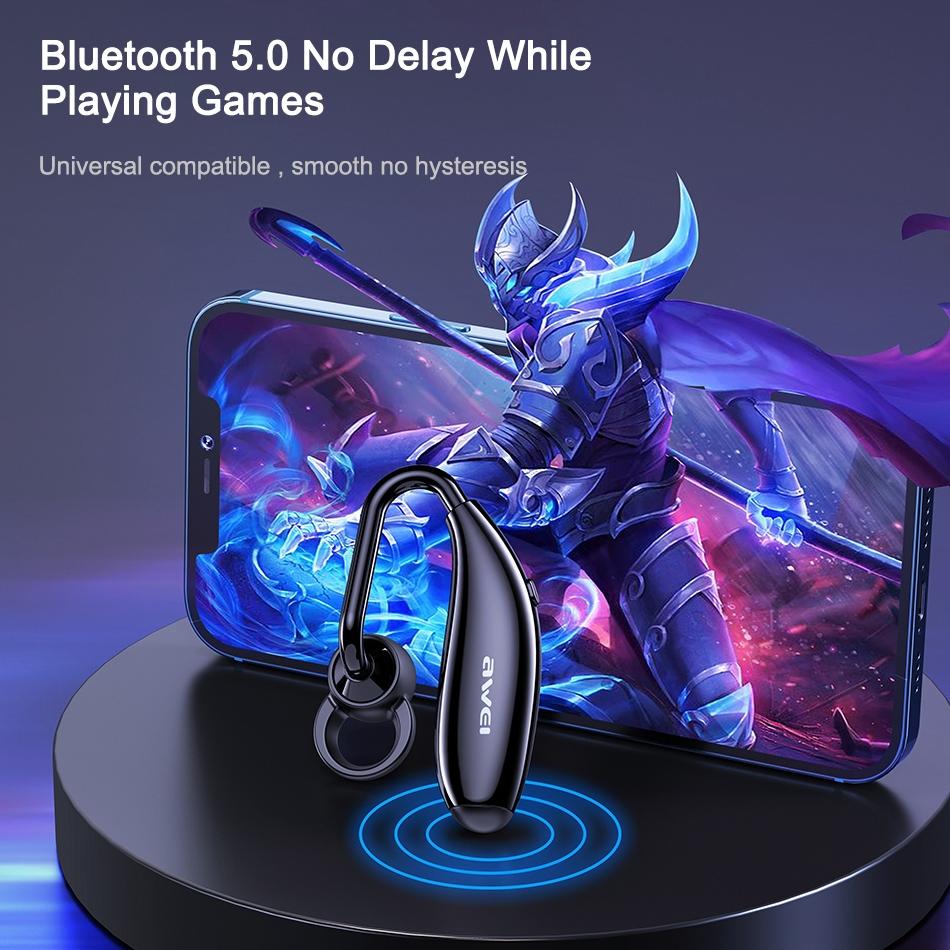 Wireless Bluetooth 5.0 Headset - N5 White-1915196636972322824