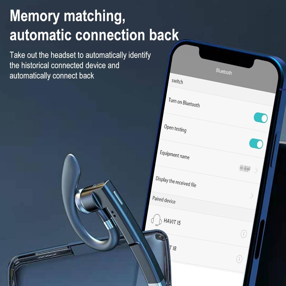 Rotatable Earhook Bluetooth Earphone For Noise Reduction Calls - No Charging Box-1915197089755828230