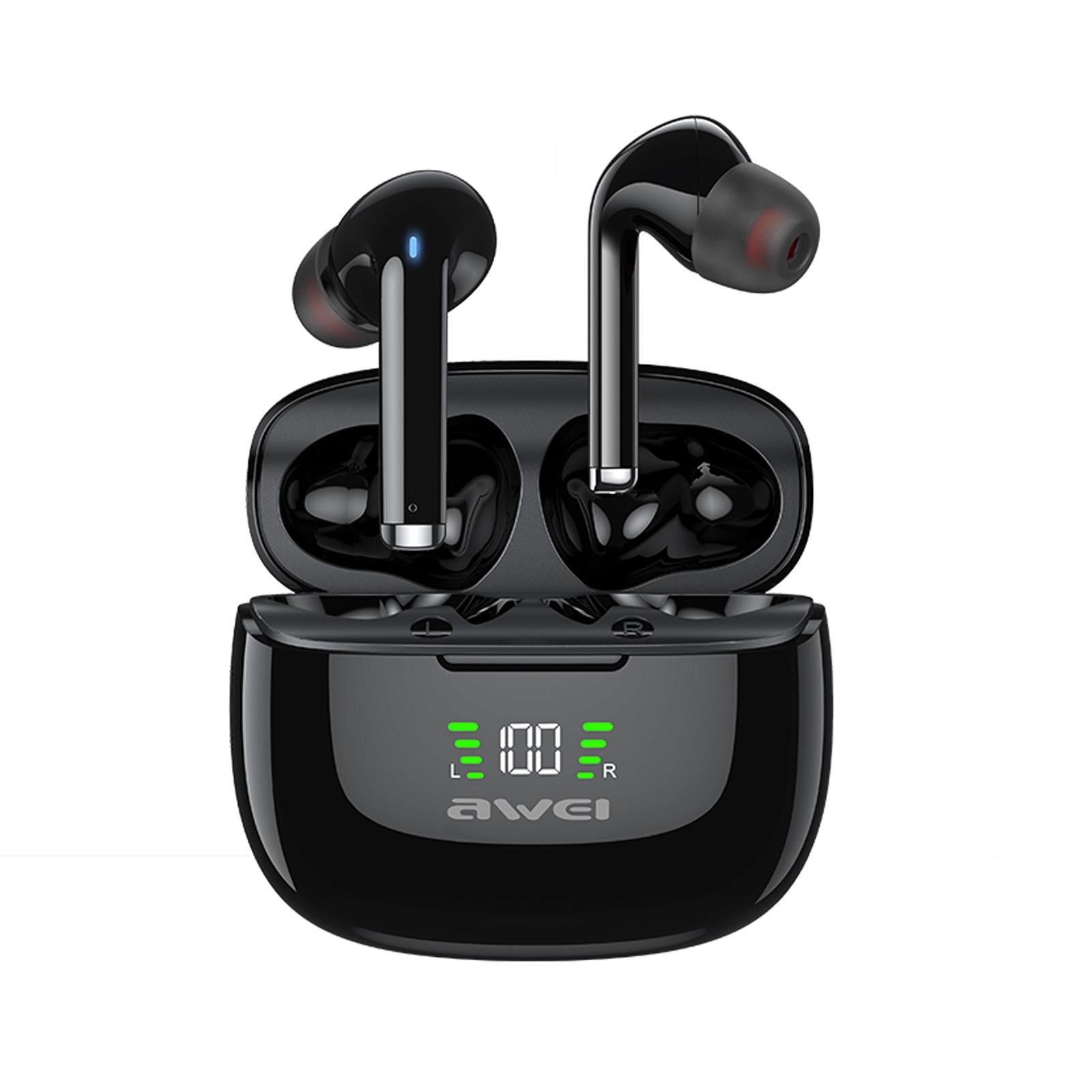 Wireless Anc Bluetooth Earphones - Black-1915196725233061888