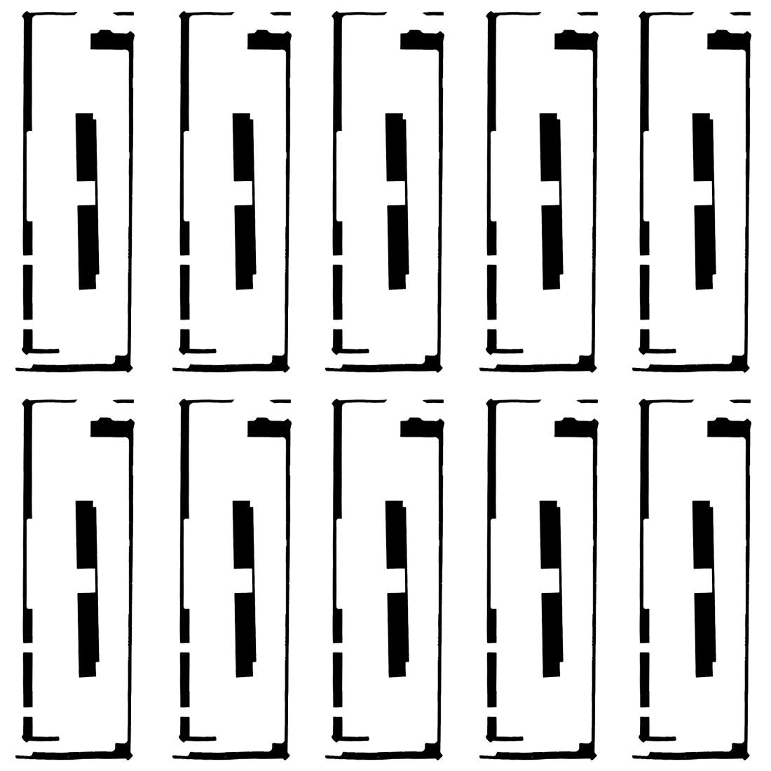 10-Piece Adhesive For Ipad 4 / New Ipad / 3 Touch Panel Digitizer-1915198386617847808