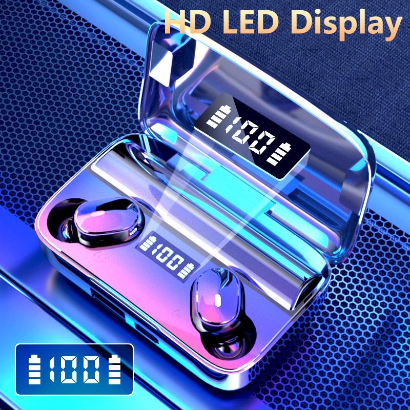 Wireless Earbuds With Noise Cancellation & Magnetic Charging - Led Display-1915196500024102921