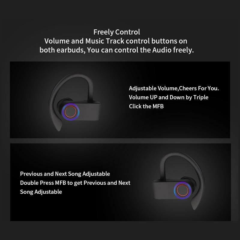 Jho-A9 Tws Wireless Bluetooth Earphones With Charging & Storage Bag-1915196696913121287
