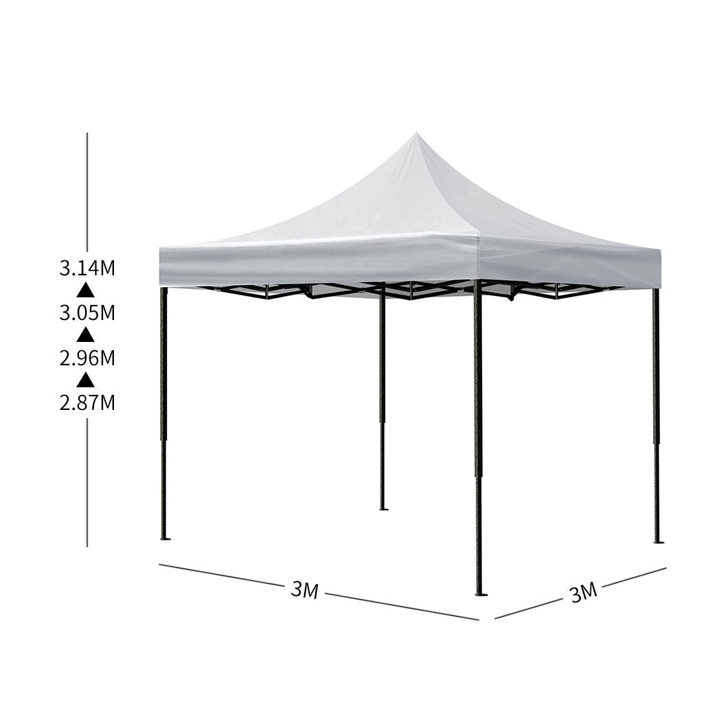 Mountview Gazebo Tent 3x3 Outdoor Marquee-1942352884180062210