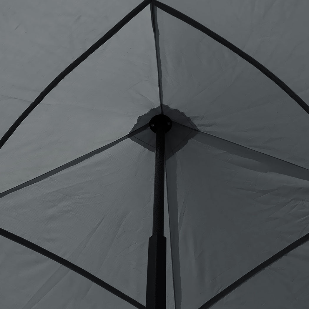 Mountview Gazebo Tent 3x3 Outdoor Marquee White-1942352884570132483