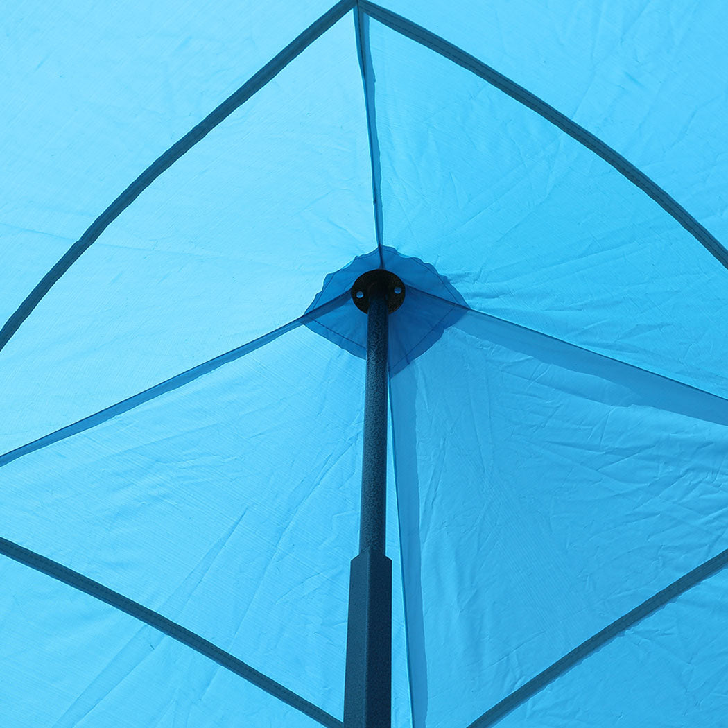 Mountview Gazebo Tent 3x3 Marquee Gazebos Rose Gold-1942352884368805891