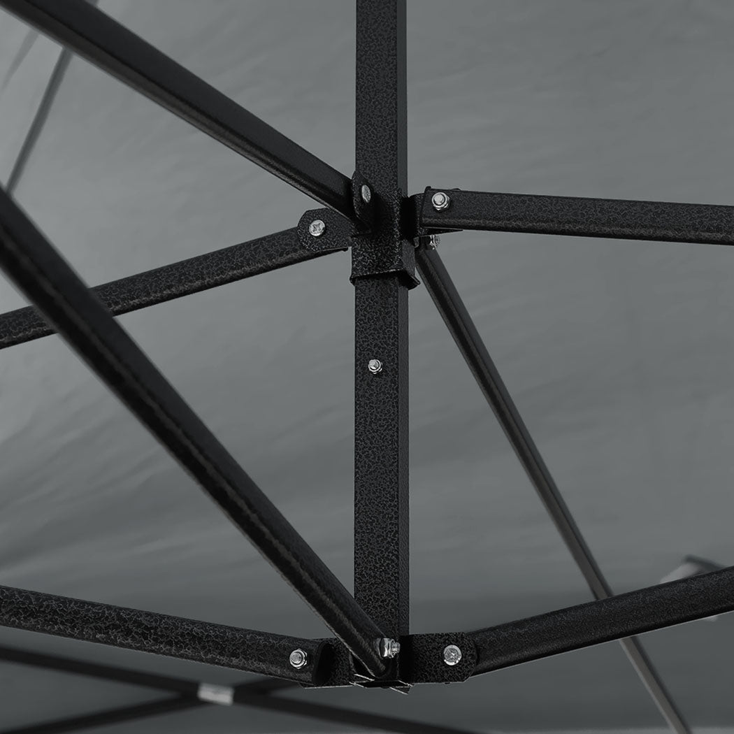 Mountview Gazebo Tent 3x3 Outdoor Marquee White-1942352884570132484