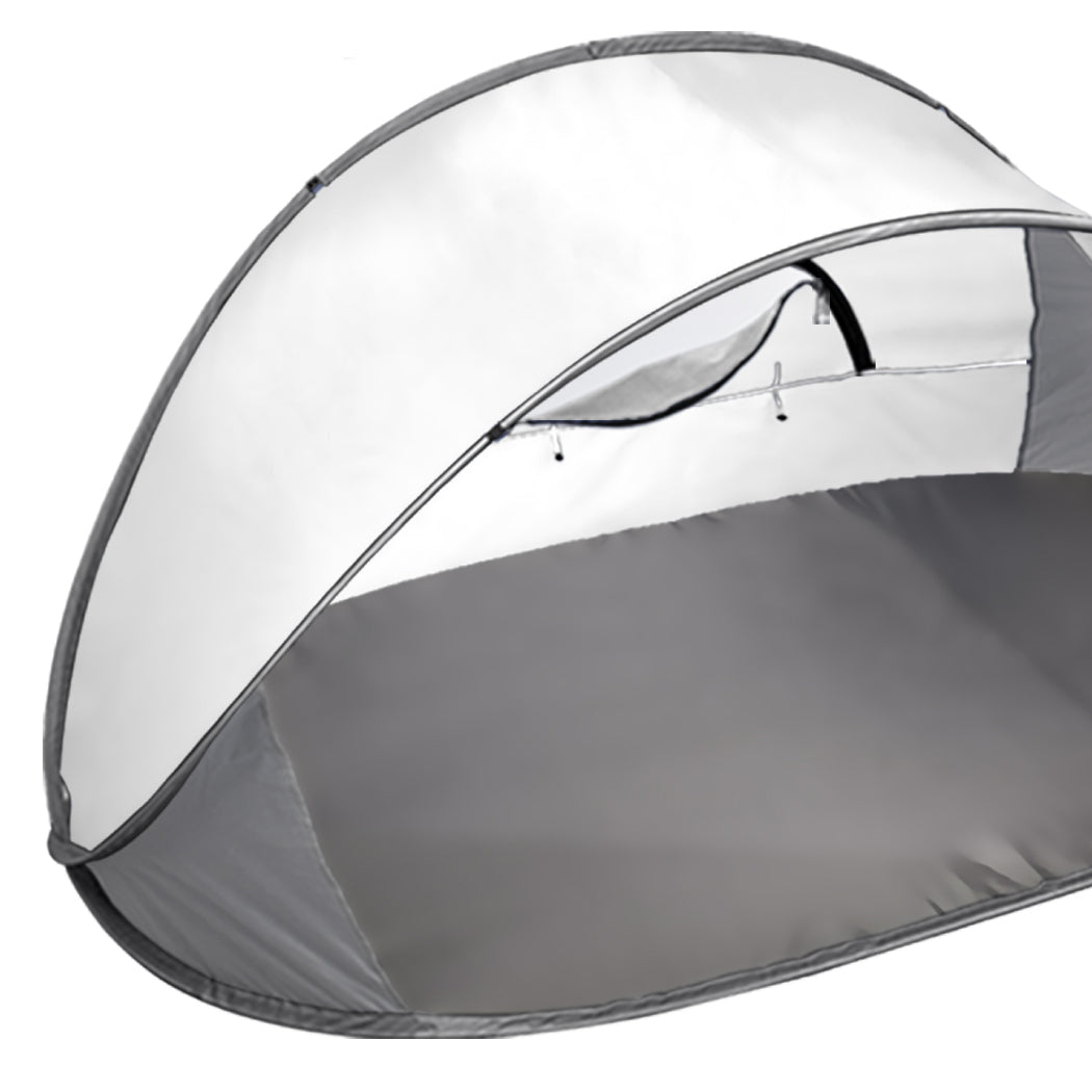 Mountview Pop Up Tent Camping Beach Grey-1942352873669136389