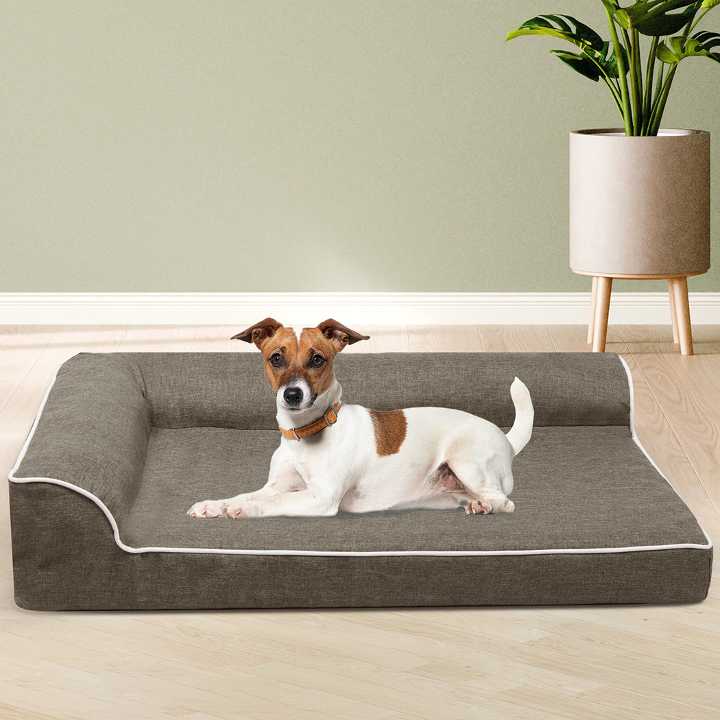 Pawz Orthopedic Dog Bed L Coffee-1942353667504082950