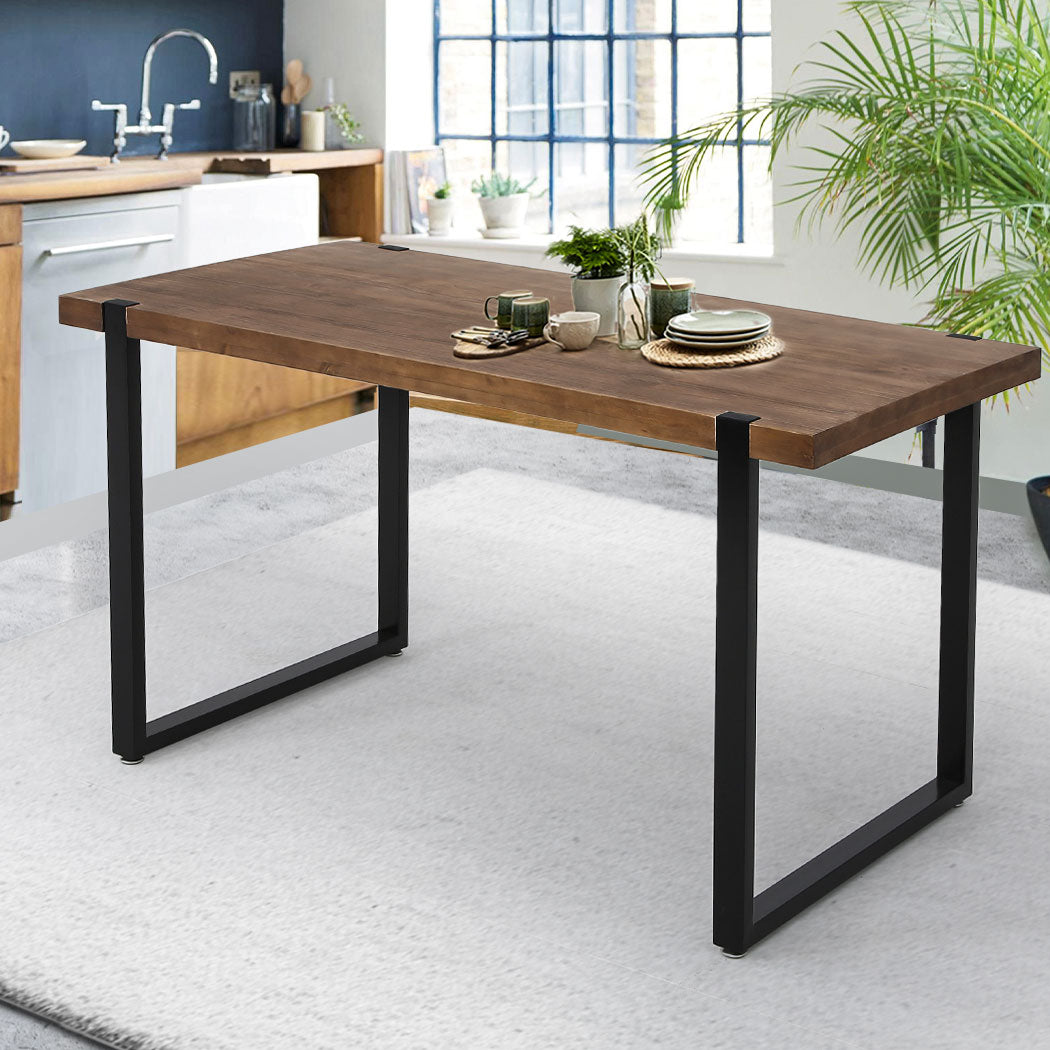 Levede Dining Table Industrial Wooden-1910113284334424070