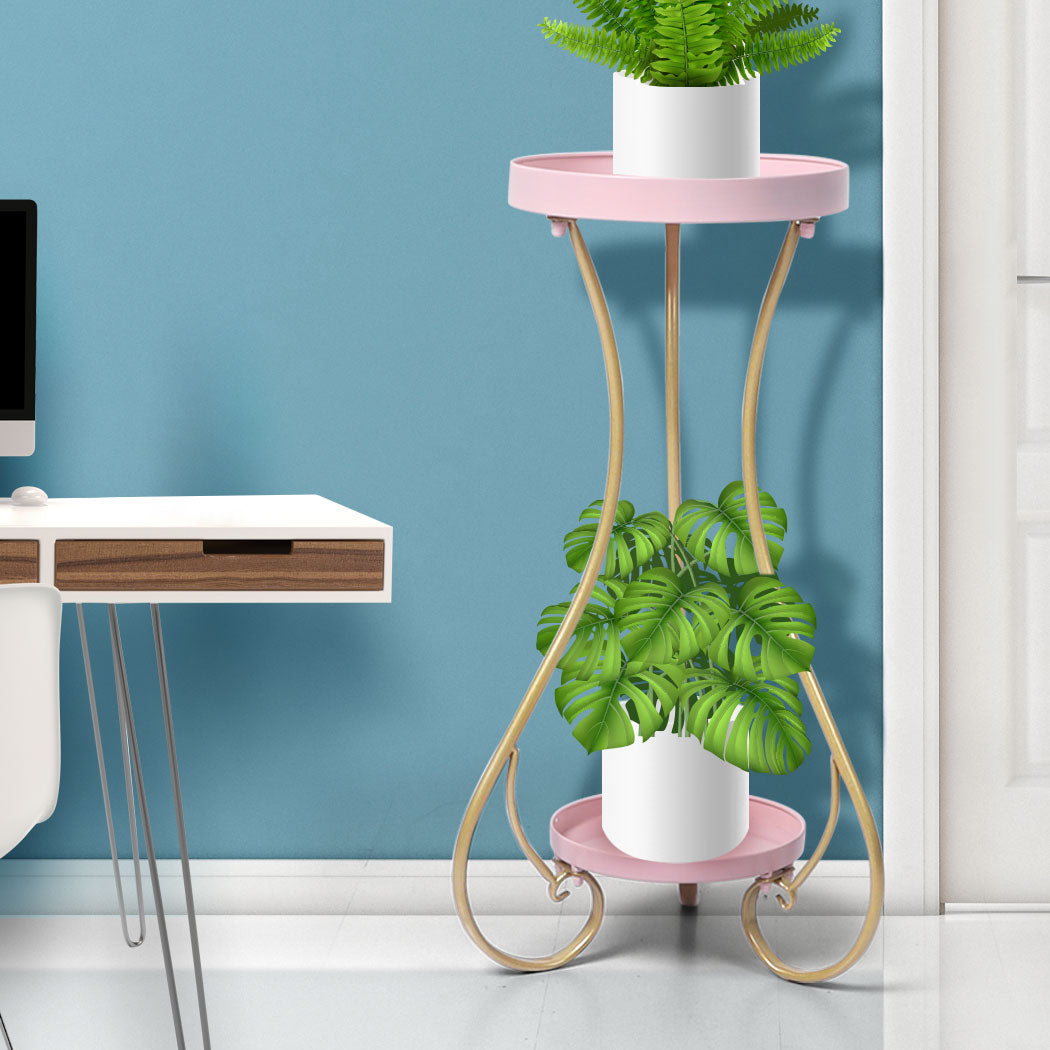 Levede Plant Stand 2 Tiers Outdoor Indoor Large-1942353745002237958
