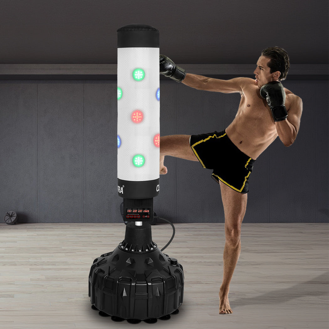 Centra Punching Boxing Bag Stand Electronic Counter Music LED Kick Gym Traning-1942353600235835398