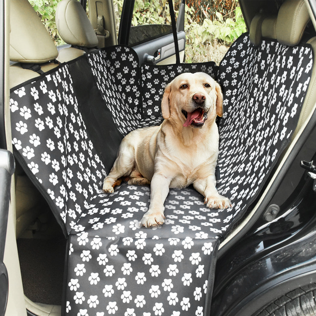 PaWz Pet Back Car Seat Cover Hammock Black-1942353932357603334