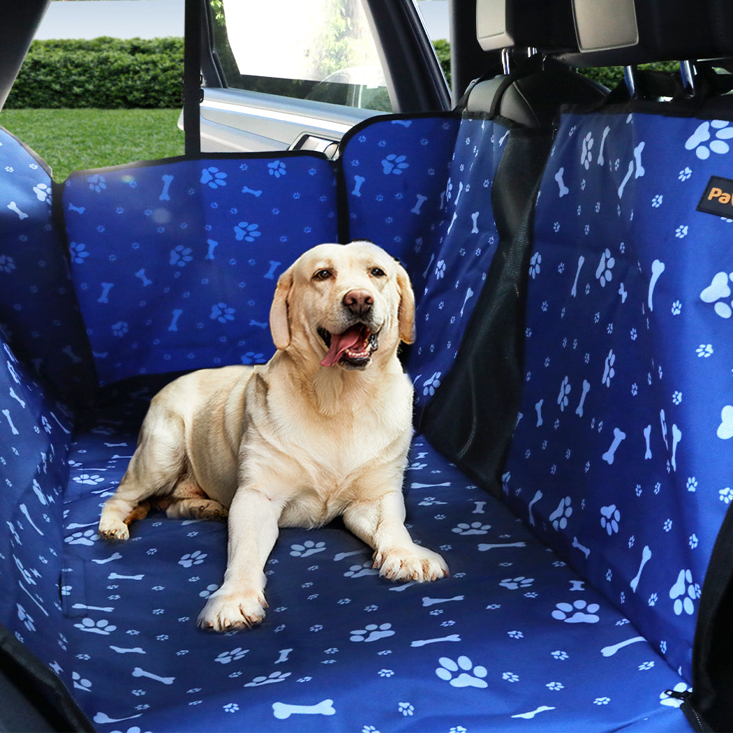 PaWz Pet Back Car Seat Cover Hammock Blue-1942353932600872966