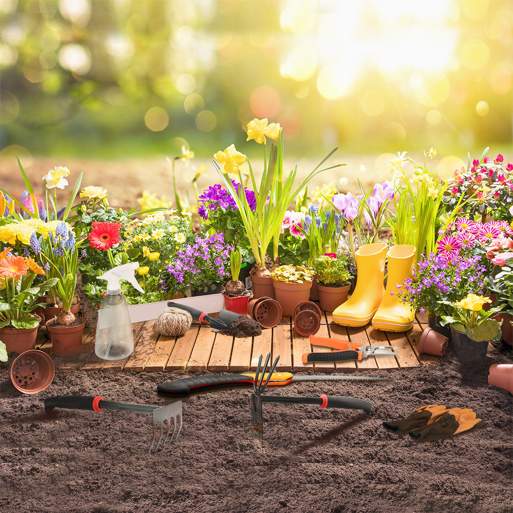 Lambu Gardening Hand Tools 7PC with Storage Bag-1942353175252176902