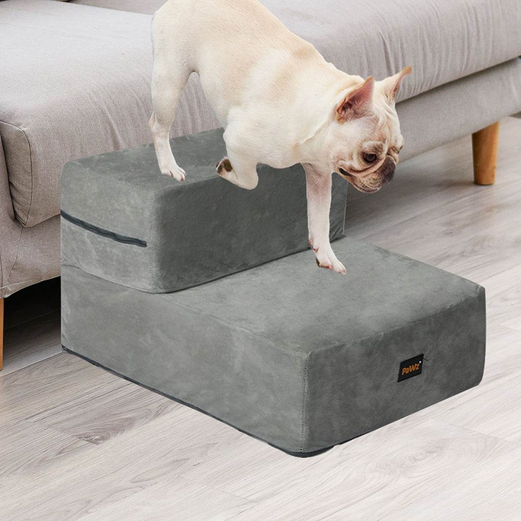 PaWz Pet Stairs 2 Step Ramp Portable Small-1942353065814396934