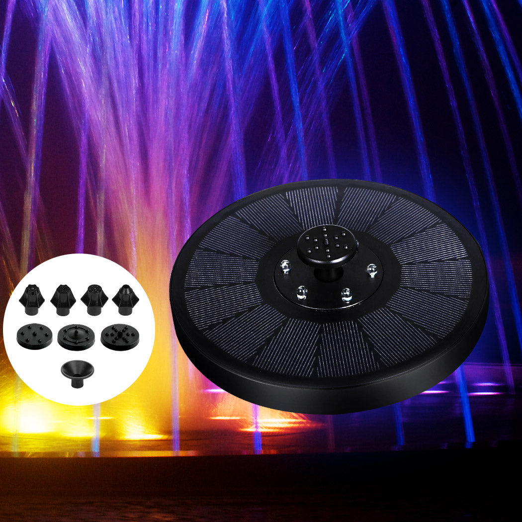 Solar Powered Water Fountain Power Floating-1942353744113045510